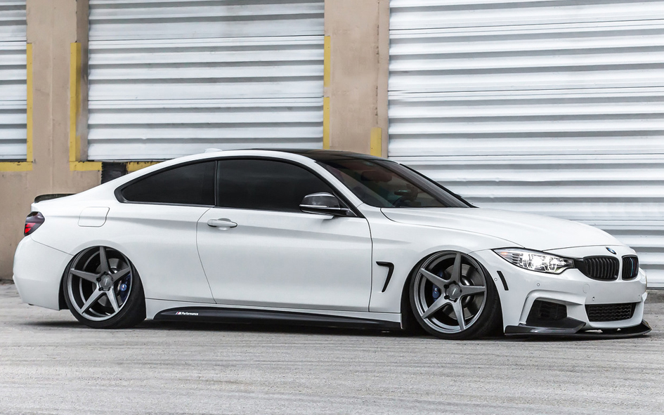 2014-2016 BMW F32 F33 F36 4D 2D 428i 435i Gloss Black Side Fender